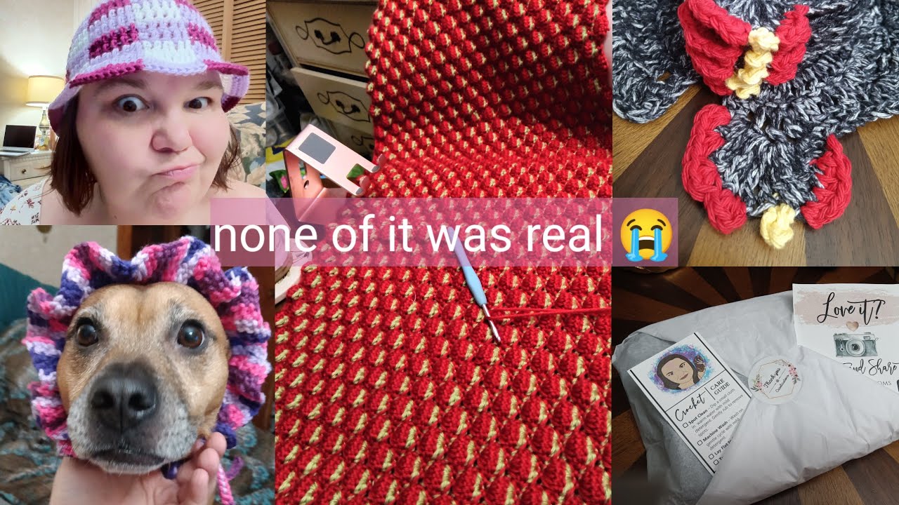 I was SCAMMED out of  a vendor market 😔 ✨ crochet vlog #2