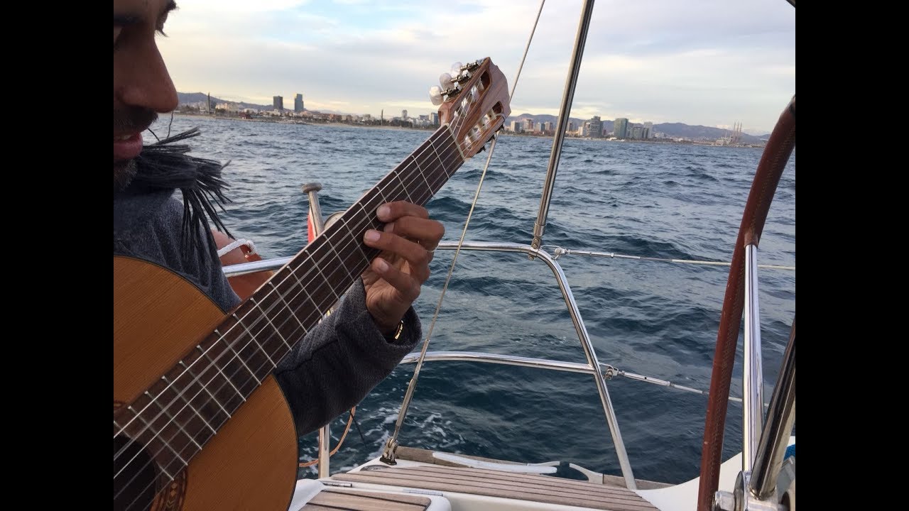 Spanish Guitar Sunset Sailing Experience Barcelona New 2018