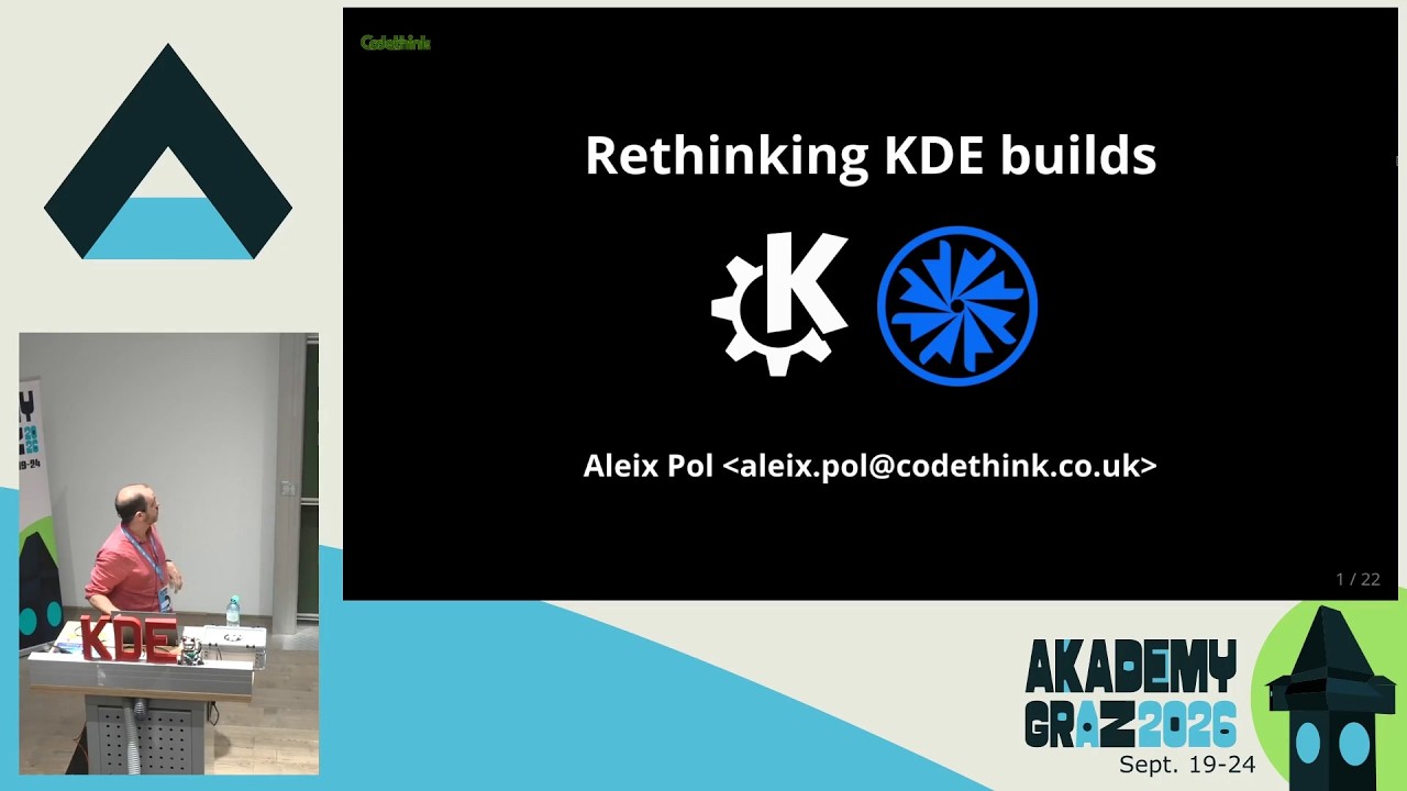 Aleix Pol Gonzalez: Nowe spojrzenie na procesy budowania KDE
