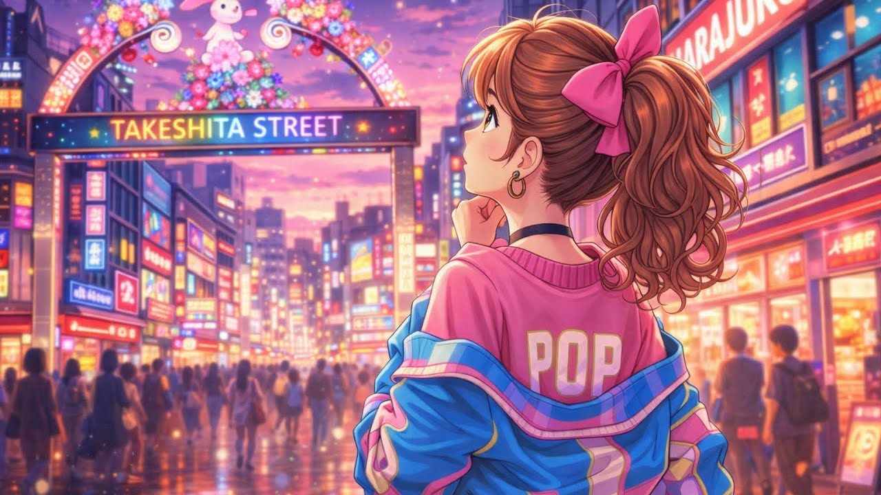 Harajuku Dream 🌈 80s Japanese City Pop | Cute Tokyo Love Song
