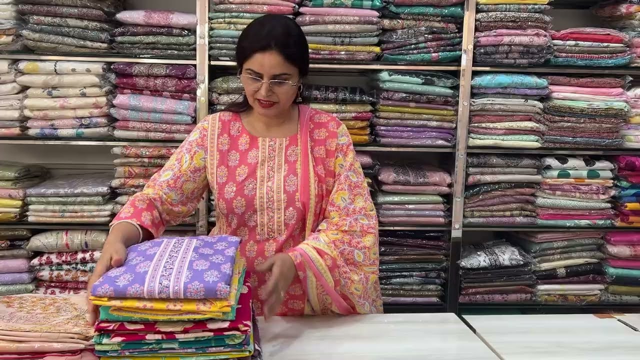 pure cotton stitched !! Beautiful new prints in barbari and organza collection 💃(9896153056)(74/25)🌺