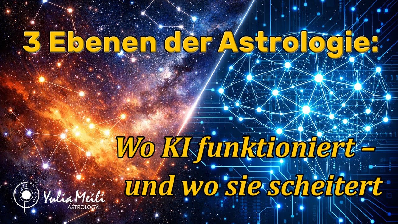 Drei Ebenen der Astrologie: Wo KI funktioniert – und wo sie scheitert