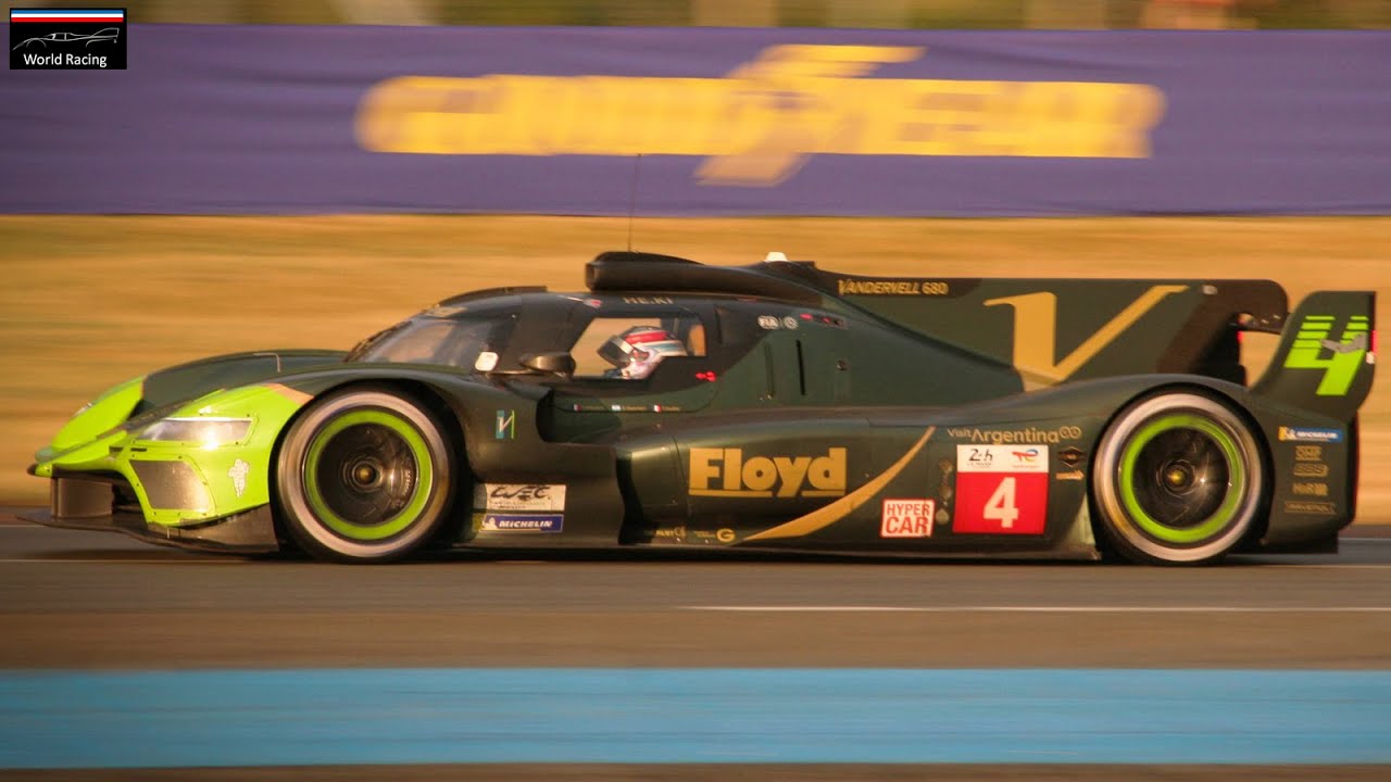 Vanwall Vandervell 680 LMH LOUD V8 Sound ! 24H Le Mans 2023