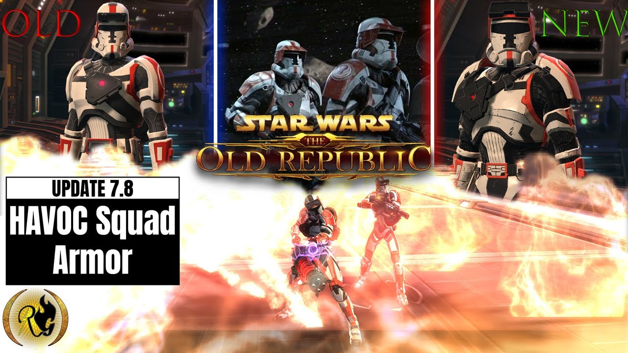 Обновление 7.8 обзора Cartel Market для комплекта брони Havoc Squad из SWTOR Reforged