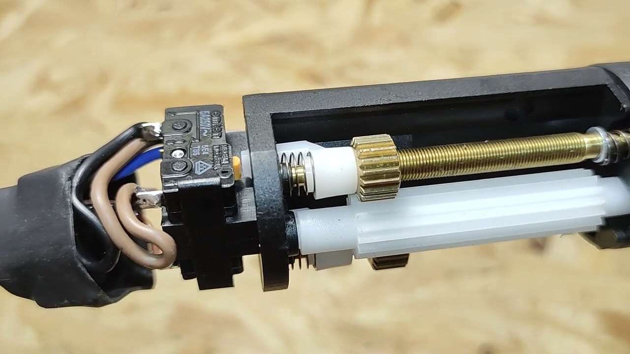 Разобрать  отремонтировать электрический привод роллеты экрана DM35S  схема подключение ЭП DM35S