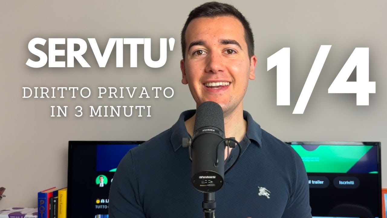 Servitù 🏘 - Diritto privato in 3 minuti