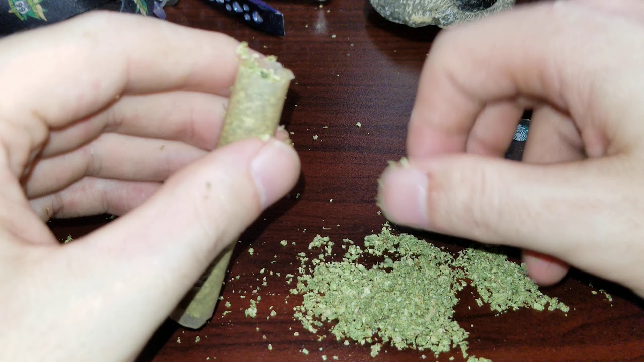 Rolling  an 1/8 joint because dude asked