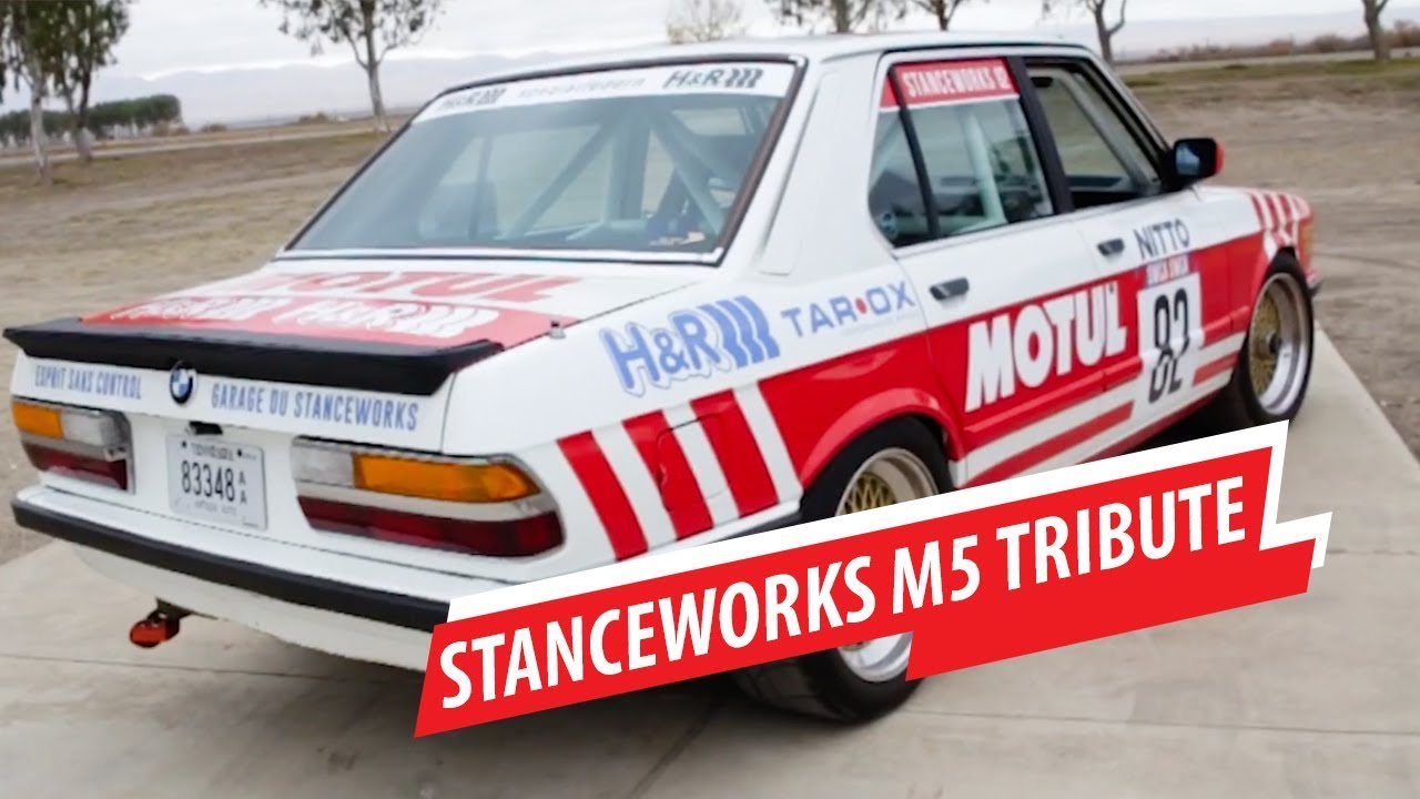 Driving Line: Ride of the Week - StanceWorks BMW E28 M5 tribute car