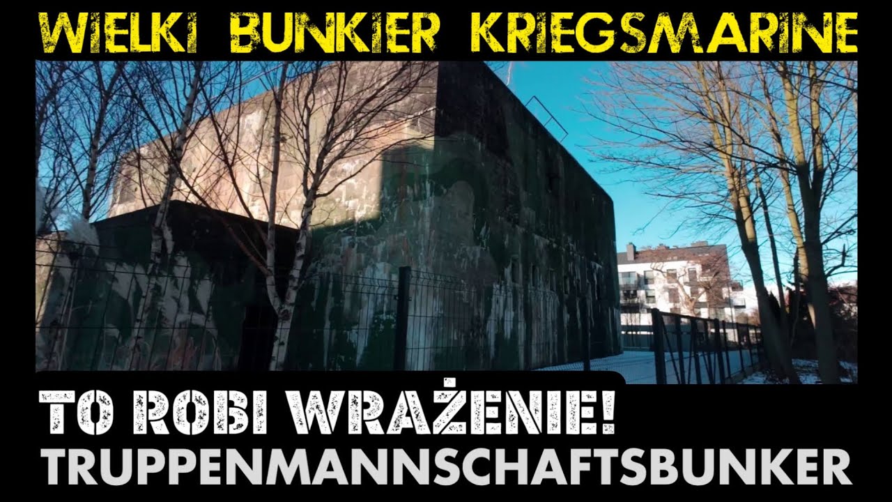 NIEDOSTĘPNY BUNKIER KRIEGSMARINE-OGROMNY SCHRON PO ŚRODKU OSIEDLA W GDYNI! #ww2 #history #urbex