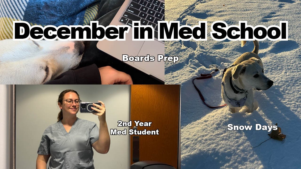 Med School In December - MS2 Study Vlog