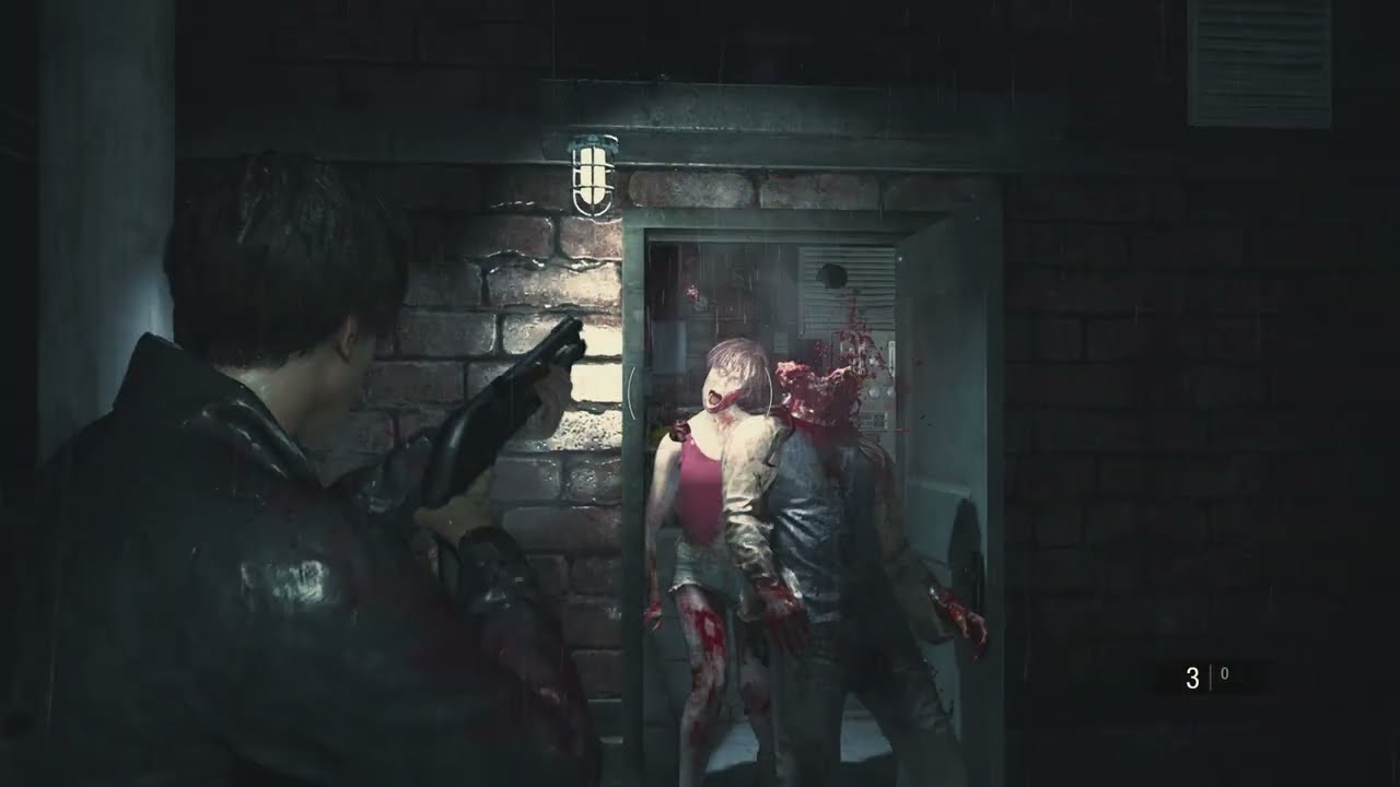 RE2 Remake: Leon B Part 3 (No Commentary)