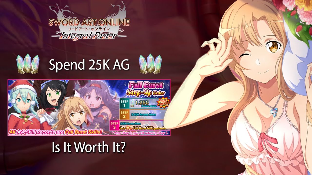 Ngabisin 25K AG buat banner full burst - Sword Art Online Integral Factor