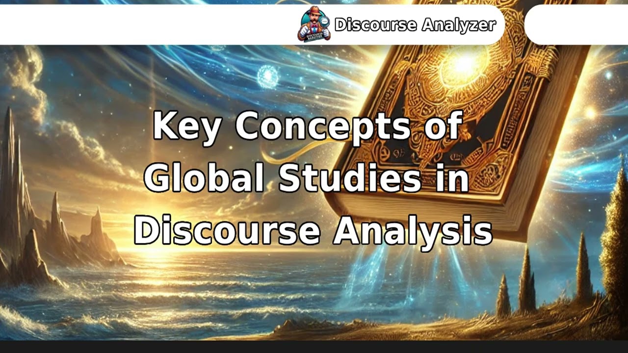 Key Concepts of Global Studies in Discourse Analysis.