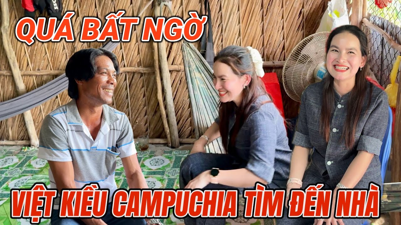 Bất ngờ￼ Việt Kiều CamPuChia tìm đến nhà anh núi đi mò cá tôm xin ở lại luôn 0945101202 TÀI TV