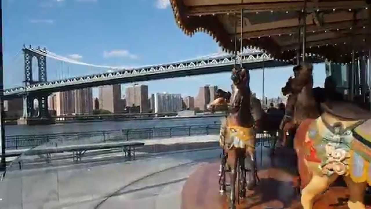 Jane's carousel in Brooklyn Bridge park