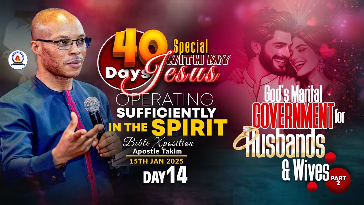 Apostle Takim| OPERATING SUFFICIENTLY IN THE SPIRIT (18) - 15|01|2025| MCTV, GLOBAL -40SDWMJ -Day 14