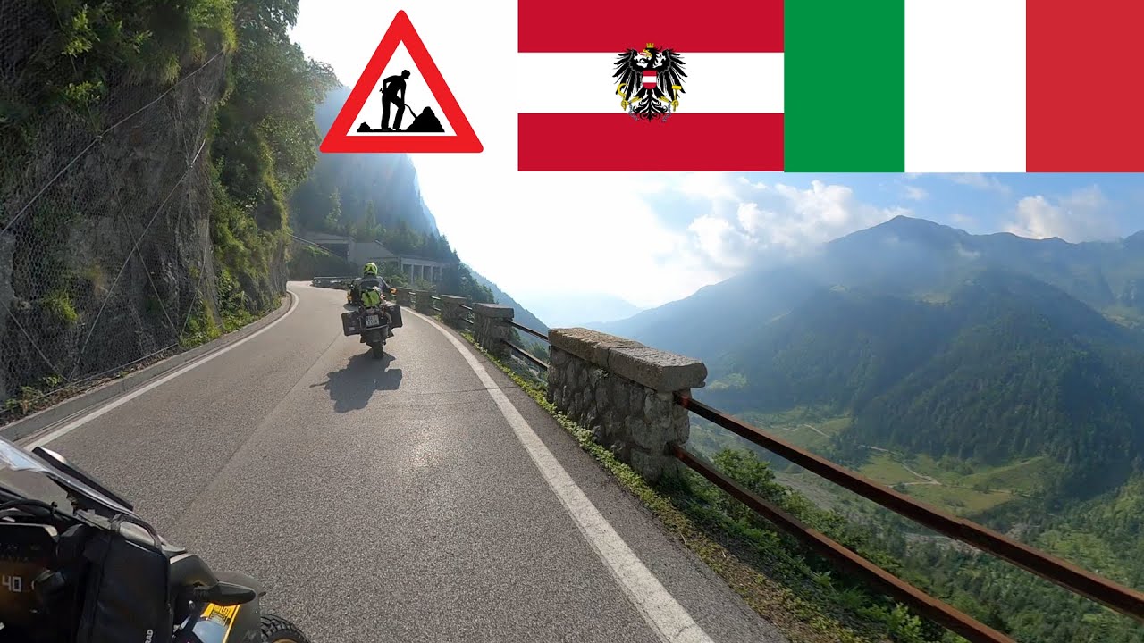 Sperre? Plöckenpass Grenze Österreich Italien | Motorradtour Timau nach Mauthen - Straße im A..