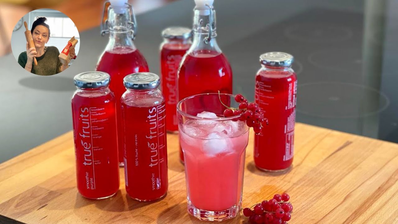Johannisbeersirup selber machen / Sirup aus roten Johannisbeeren