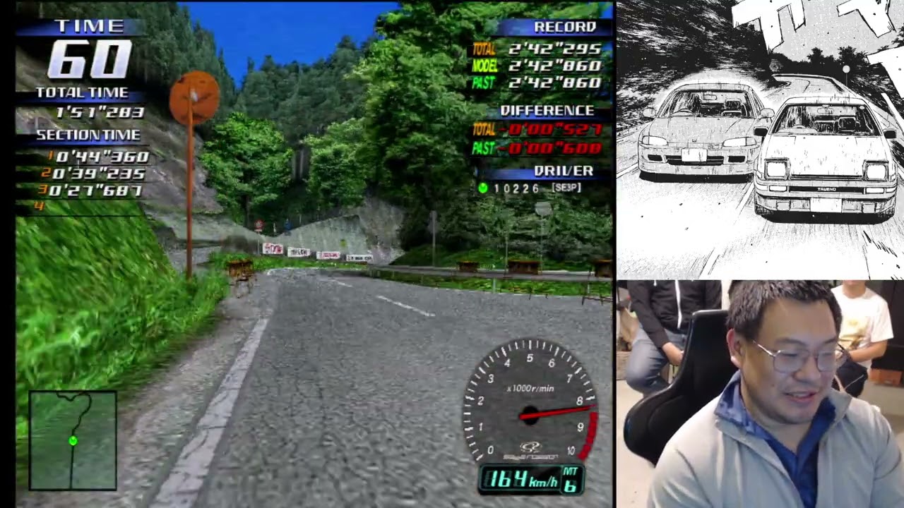 Initial D v3 — ЧТО? RX-8 Tsuchisaka OB Dry 2'40