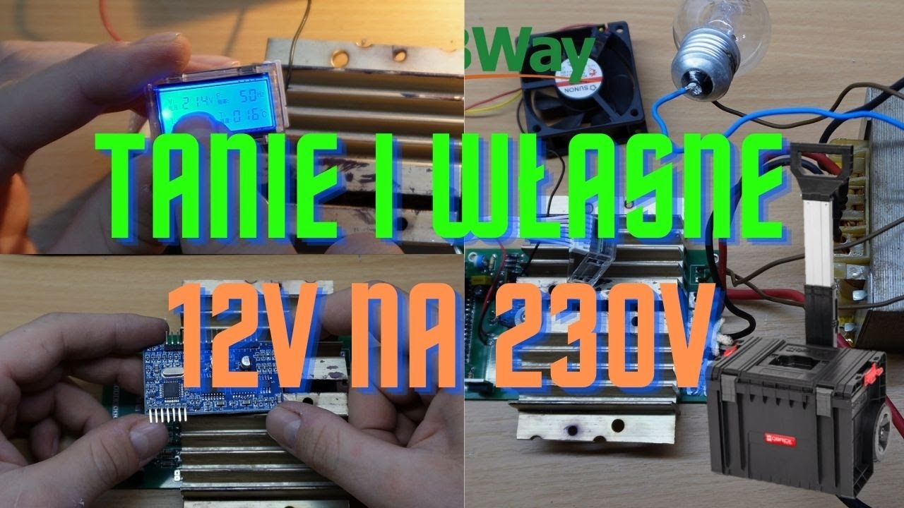 Zbuduj sam: przetwornica 12V-230V