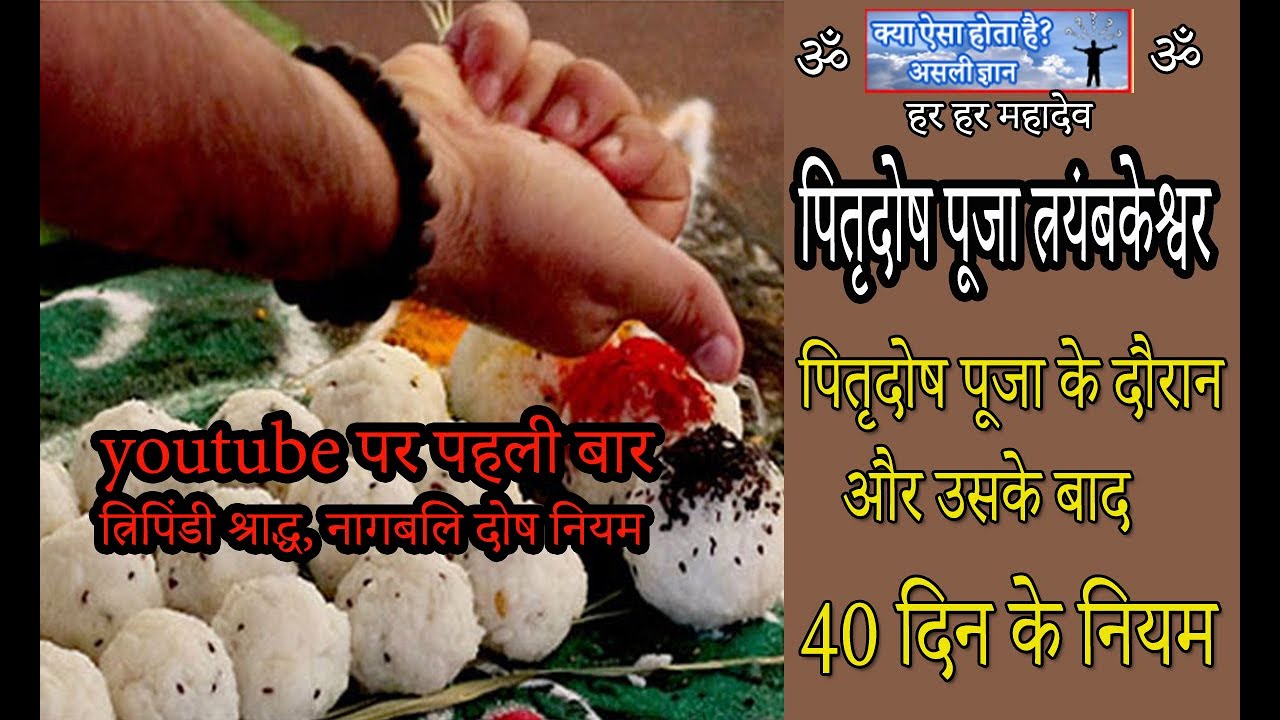 Pitra Dosh Puja Ke 40 Din Ke Niyam | पितृदोष पूजा के दौरान और उसके 40 दिन के नियम #pitradosh