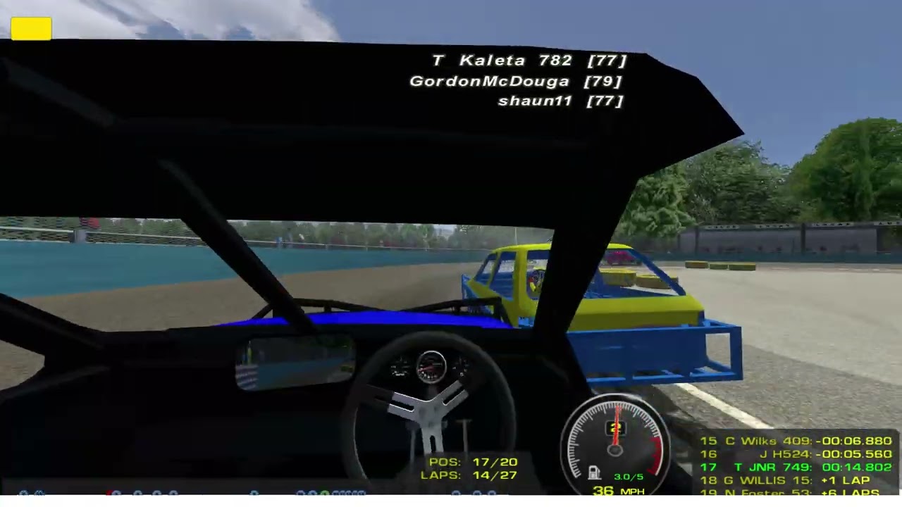 OGRL 1300cc Saloon Stockcar World Final - Aldershot