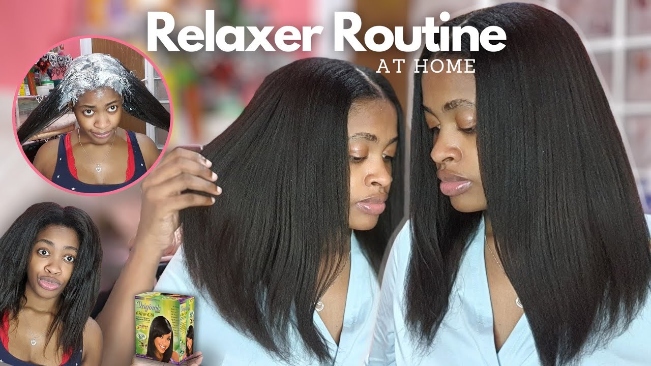 How I Relax My Hair At Home: My At Home Relaxer Routine 2023