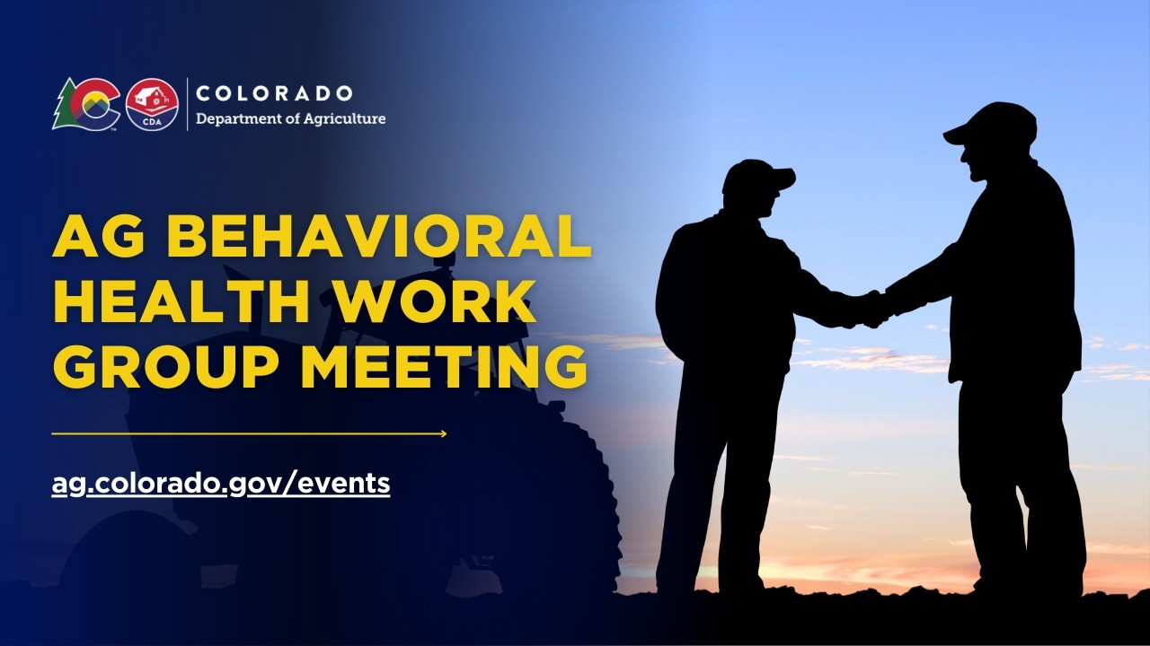 February 24, 2026 Ag Behavioral Health Work Group Meeting