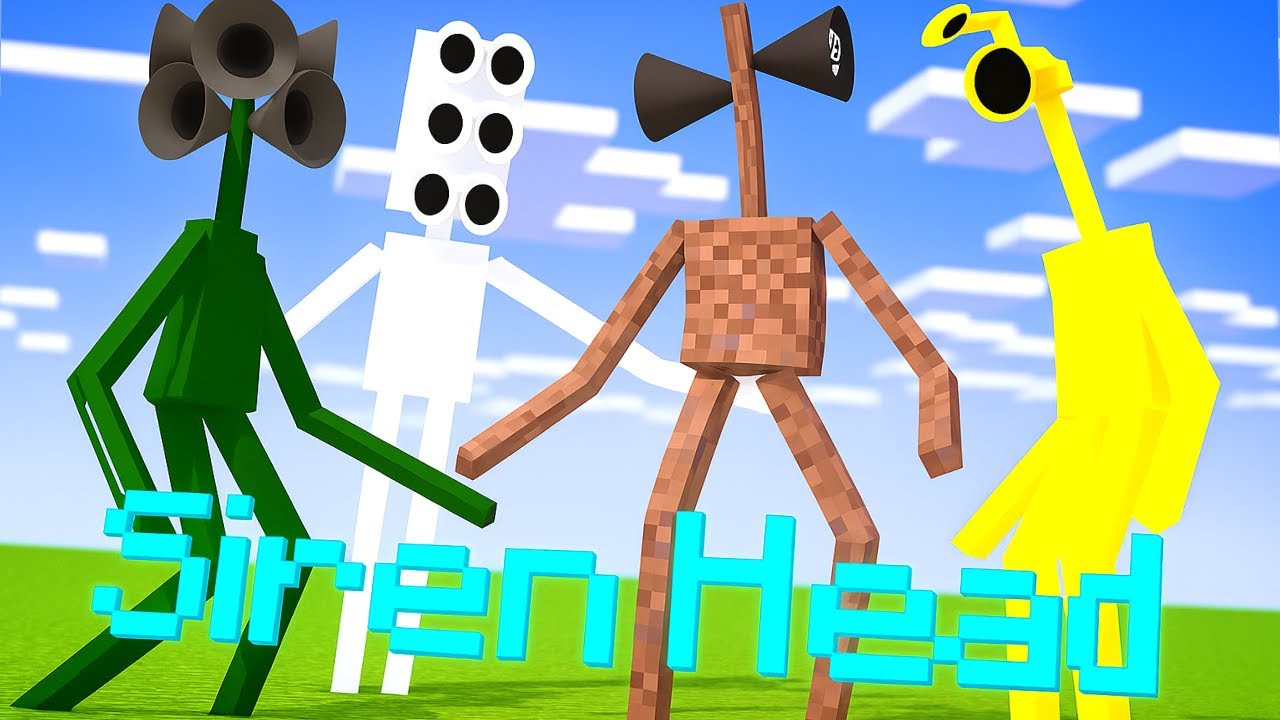 Siren Head Meets Other Siren Heads | Minecraft Horror Compilation