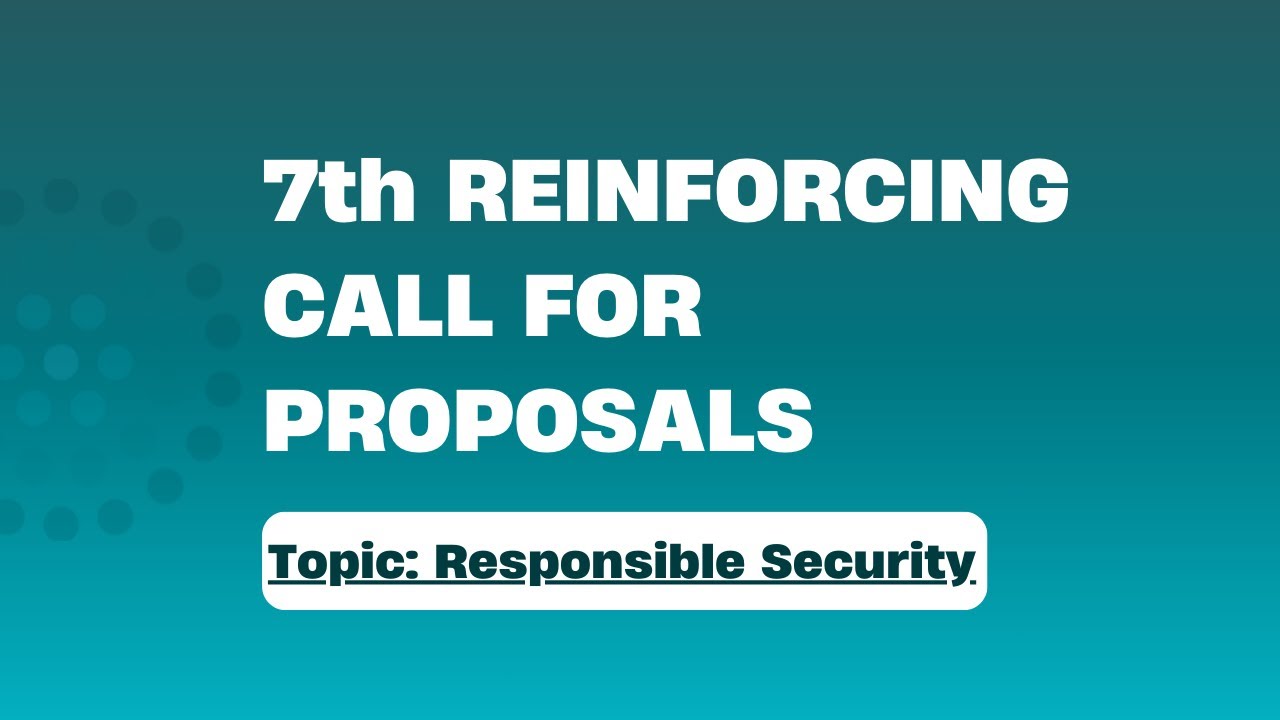 REINFORCING 7th Open Call (Booster Call) Info Session 19 01 26