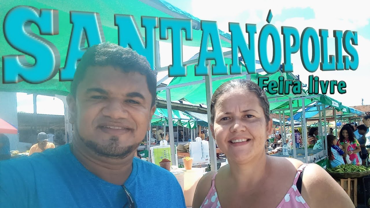 CONHEÇA A FEIRA LIVRE DE SANTANÓPOLIS,INTERIOR DA BAHIA.