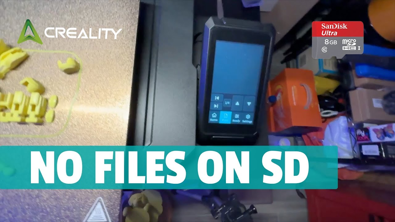 sd card files not showing on ender 3 s1 pro - ender 3 s1 pro sd card not working