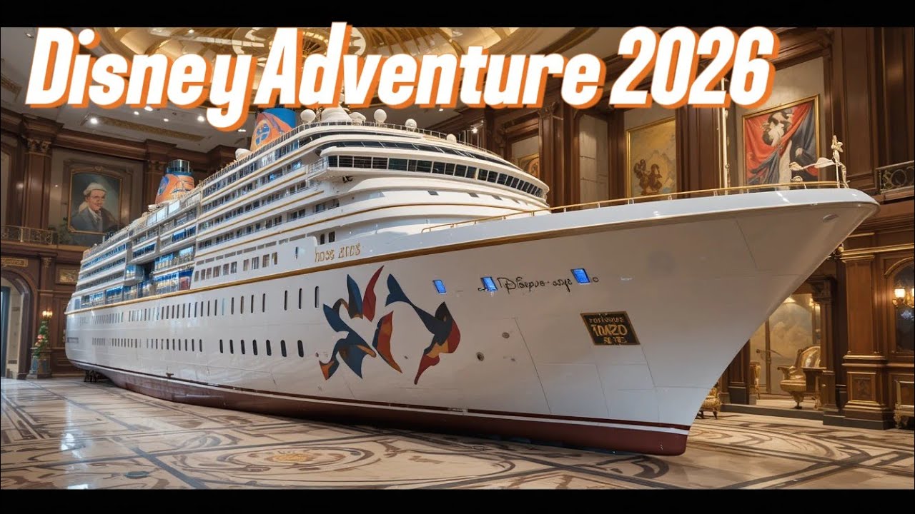 «Disney Adventure 2026: Внутри самого большого круизного лайнера Disney, когда-либо построенного!»
