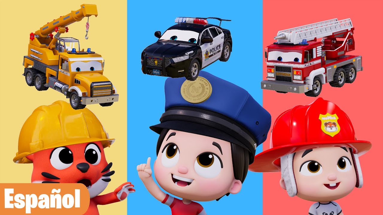 Spanish Fire Rescue | Fire Truck Song |  Number Train #appMinkEspa&ntilde;ol Spanish Kids Video & Nursery