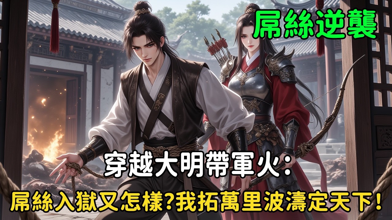 《穿越大明帶軍火：屌絲入獄又怎樣？我拓萬里波濤定天下！》李逐浪穿越架空大明，攜滿載軍需的貨輪降臨，殺倭人反入獄，憑現代實力逆襲，布國威於四方！