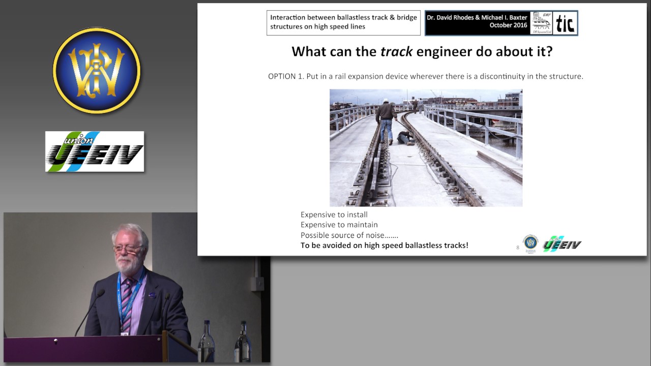 Dr  David Rhodes & Mike Baxter - Interaction Between Ballastless Track & Bridge Structures...