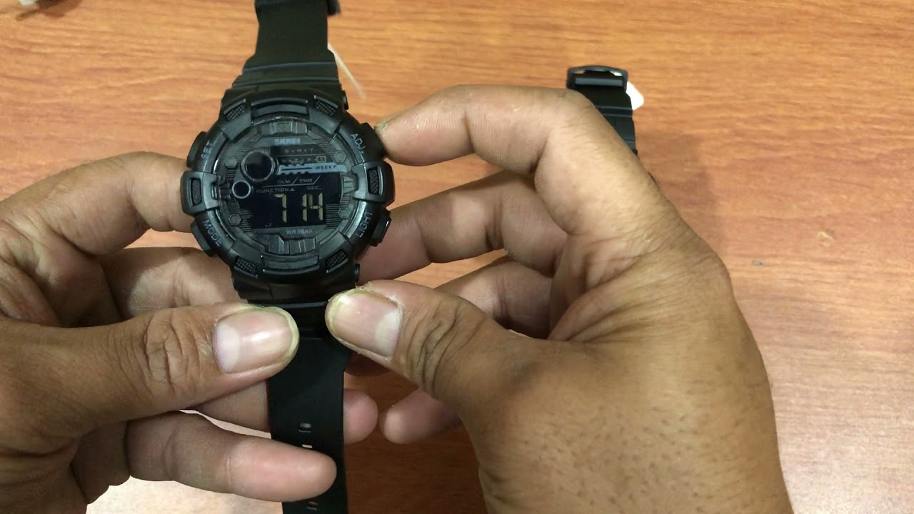CARA SETTING JAM SKMEI 1243