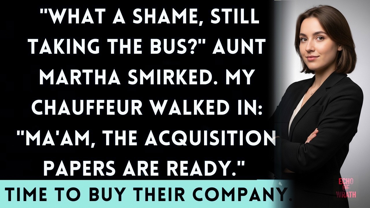 At The Reunion, They Called Me Poor—Then My Driver Arrived With Their Contracts
