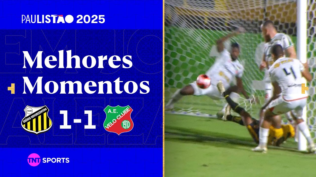 GOLEIRO DO NOVORIZONTINO FALHA E EMPATE CHEGA COM GOL CHORADO | NOVORIZONTINO 1X1 VELO CLUBE