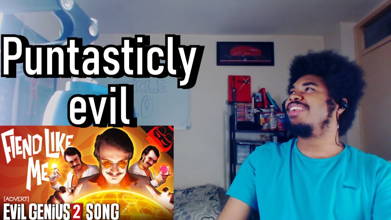 REACTION: FIEND LIKE ME | Evil Genius 2 Song! (The Stupendium)