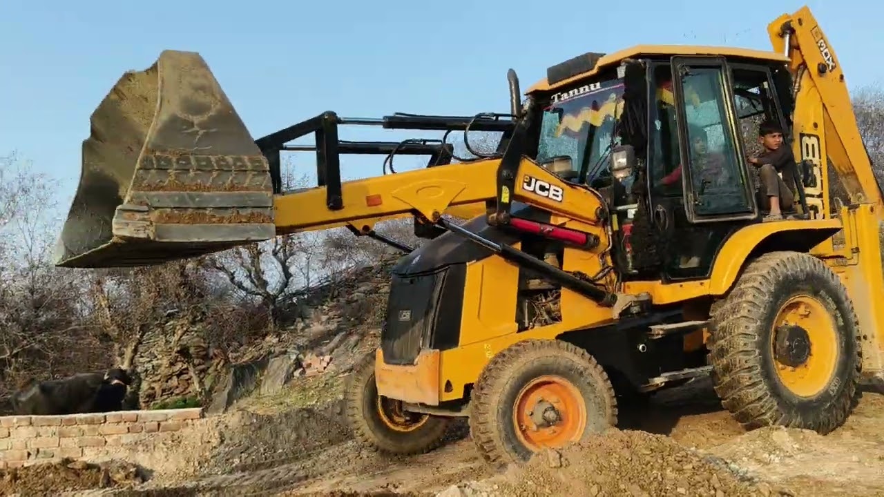 JCB 3DX की खतरनाक खुदाई! 🏗️ | JCB Working at Construction Site#JCBVideo #JcbLover #Engineering