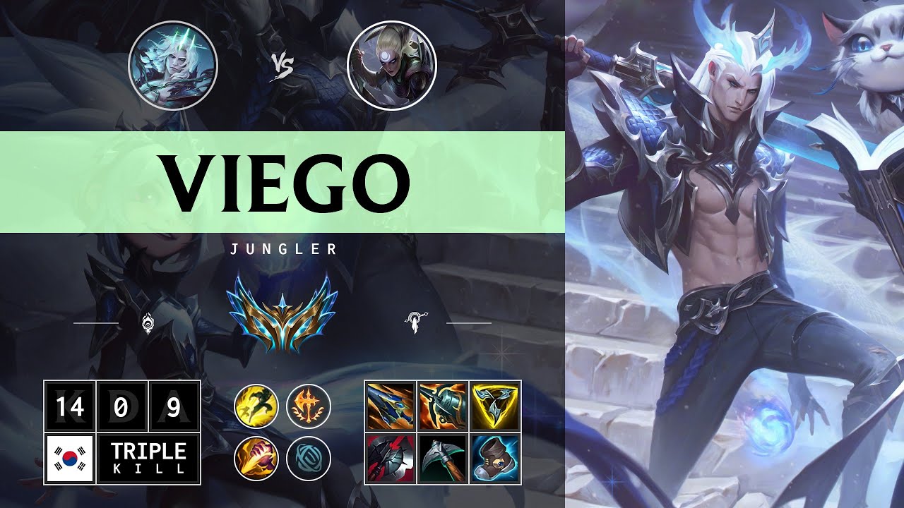 Viego Jungle vs Diana - KR Challenger Patch 14.14