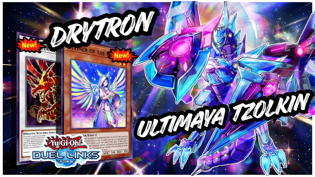 DRYTRON ULTIMAYA TZOLKIN DECK DUEL LINKS | DIVINER OF THE HERALD RANKED GAMEPLAY & COMBOS