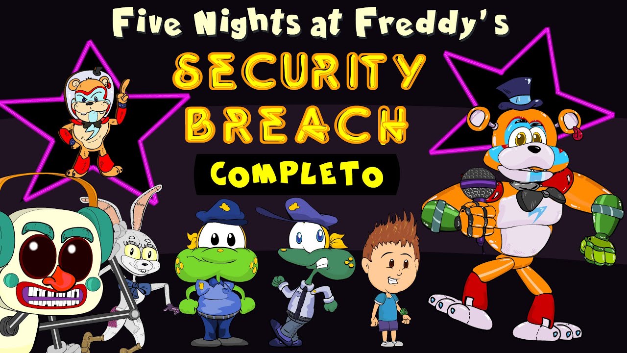 Sapo Brothers S03:Ep11 Five Nights at Freddy's Security Breach COMPLETO em Desenho Animado!