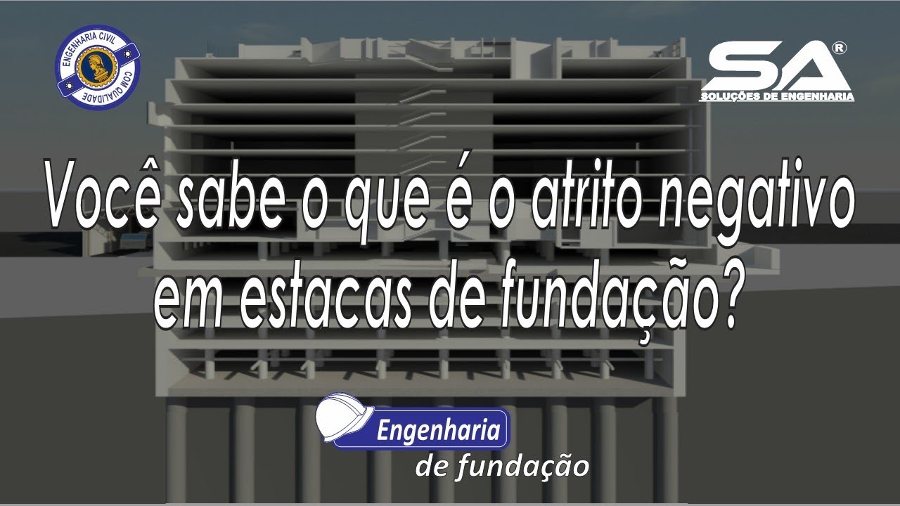 Você sabe o que é o atrito negativo em estacas de fundação?