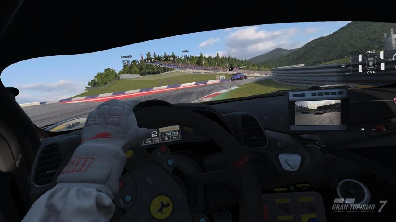 Gran Turismo 7 VR2 corridas diárias segundo lugar sem assistência