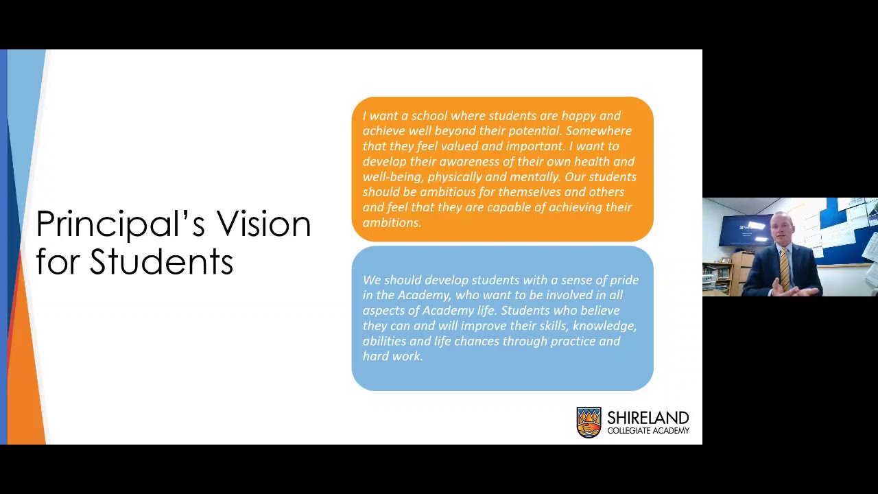 Welcome message from SCA principal - Virtual Open Event 2020