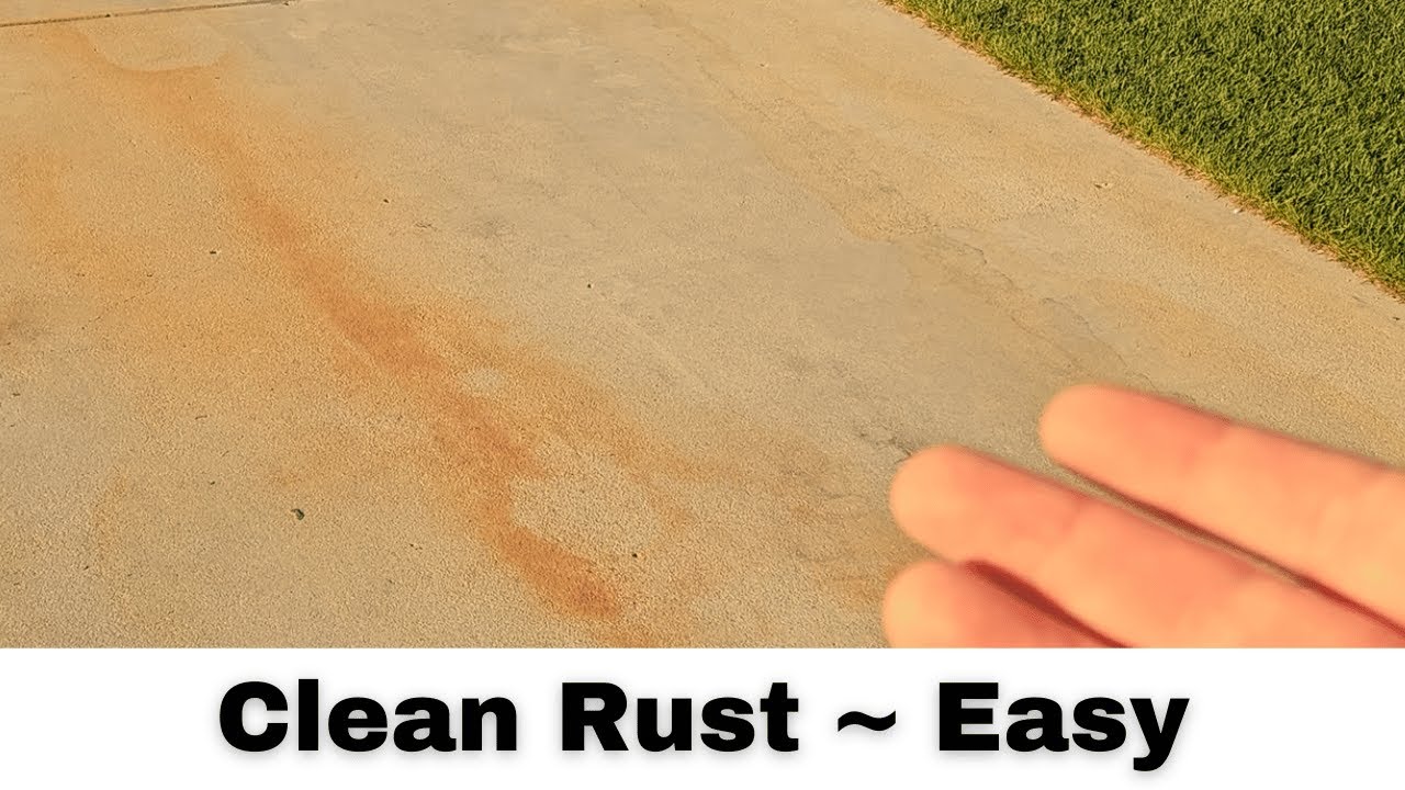 How To Clean Rust Stains Off Your Paved Sidewalks ~ Oxalic Acid