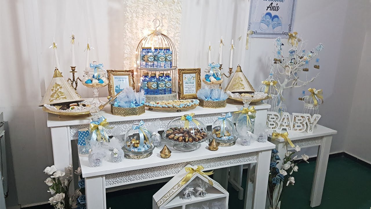بوفيه الزيادة 😍 شاركوني أجواء المولود الجديد 👨‍💼 || Buffet de naissance