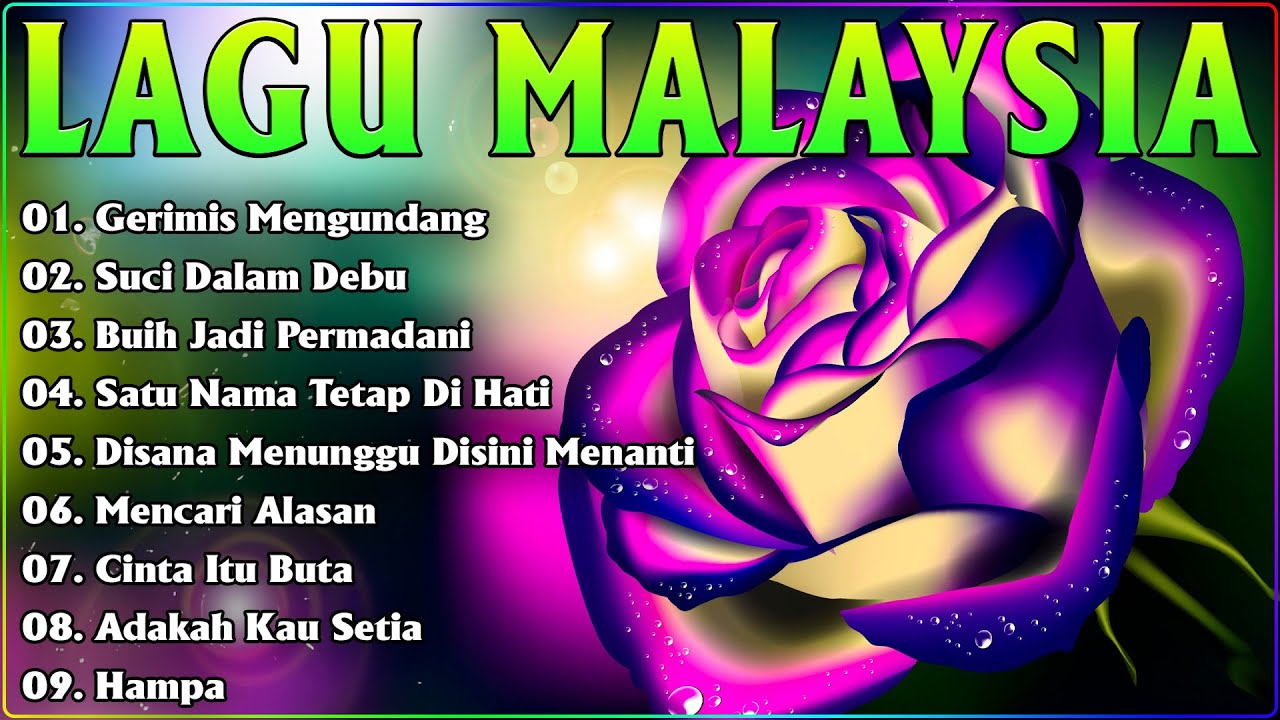 Lagu Malaysia Pengantar Tidur 💖 Gerimis Mengundang 💖 #Akustik